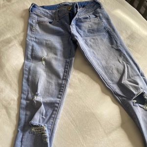 American eagle ripped jeans